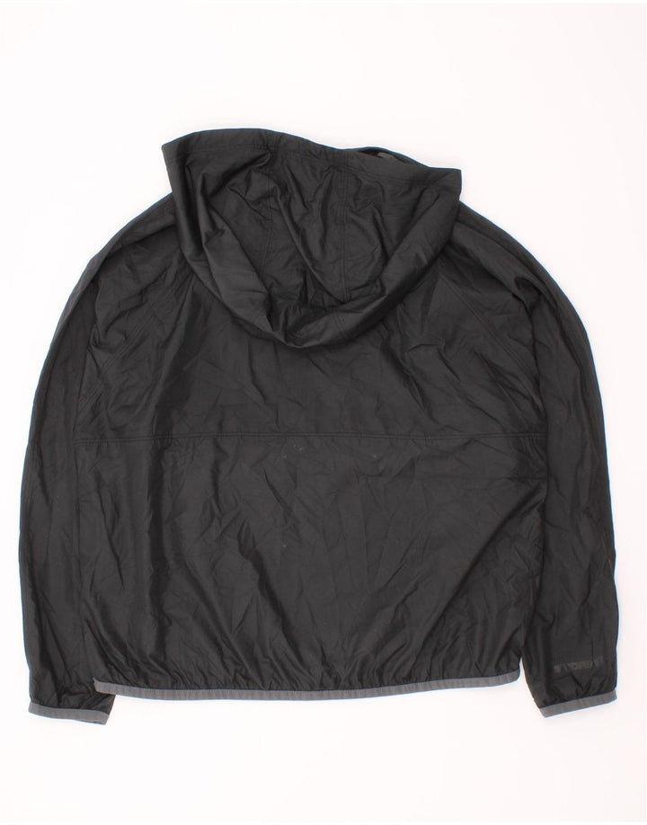 Under Armour Veste de Pluie Anorak à Capuche Garçon 7-8 Ans Petit Noir Polyester