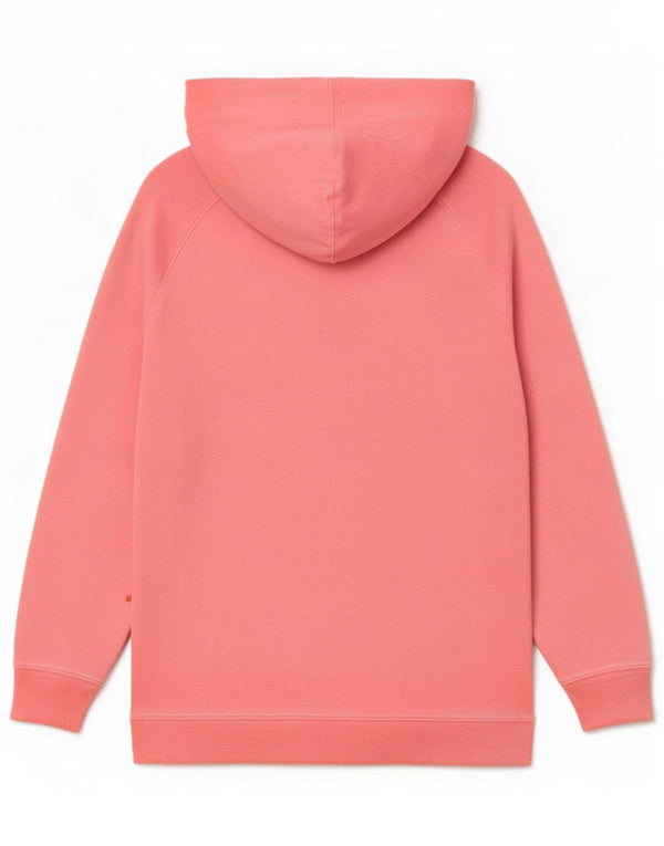 Nike Pull à capuche zippé coupe décontractée pour femme UK 18 XL Coton rose