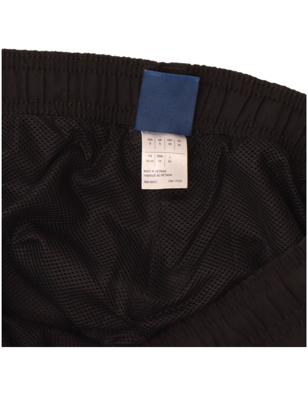Reebok Pantalon de Survêtement Homme Petit Noir Polyester