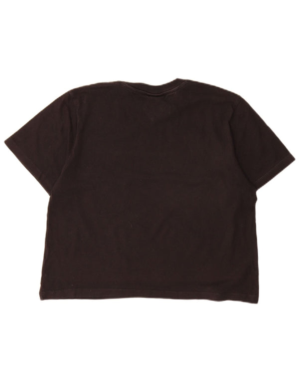 Tommy Hilfiger T-shirt graphique pour femme UK 10 Small Noir