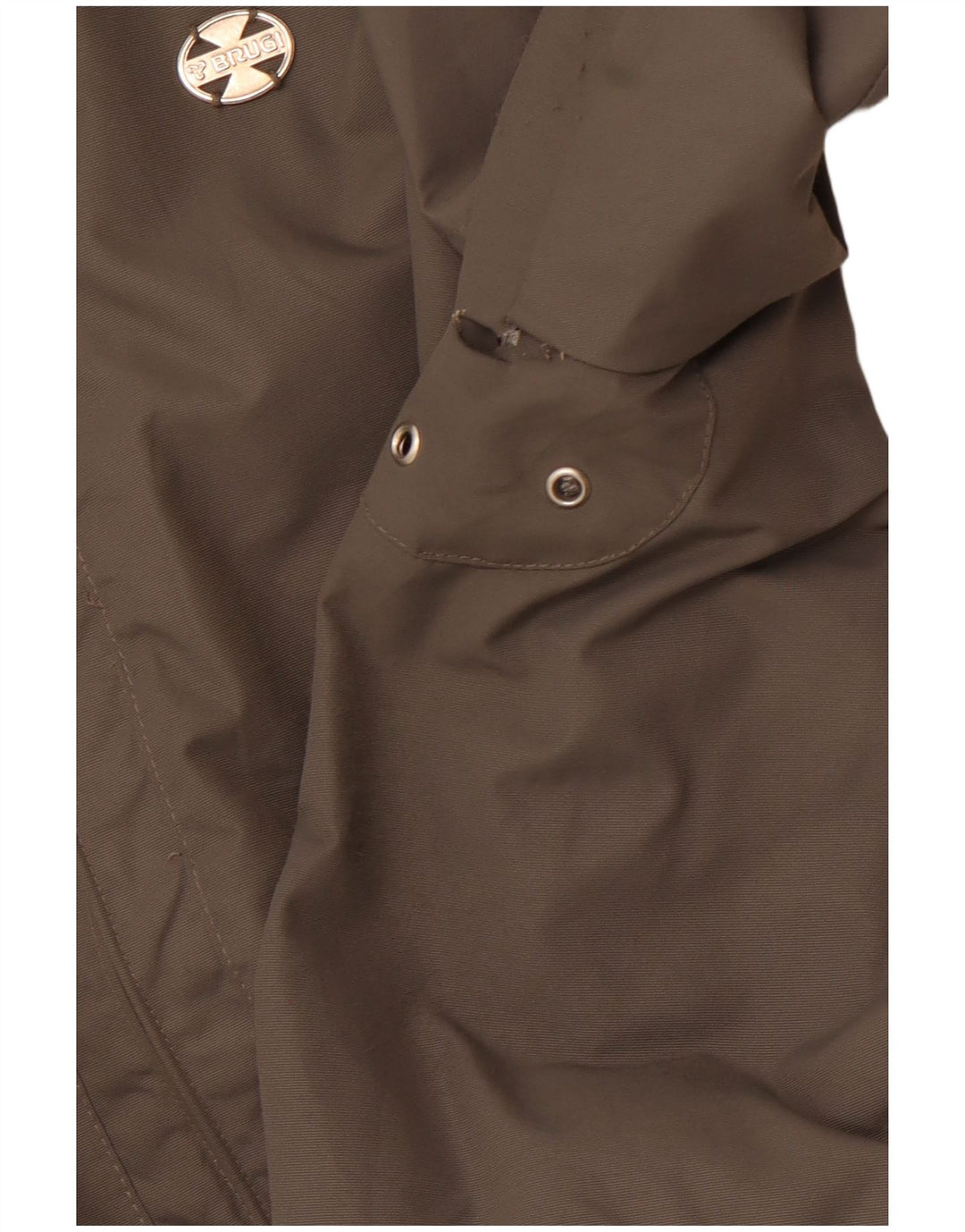 BRUGI Veste de pluie à capuche pour femme UK 18 XL Gris Polyamide