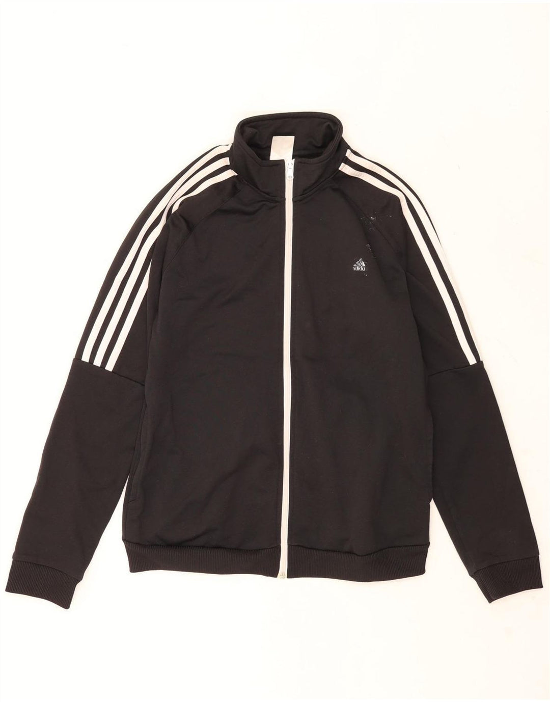 Adidas Veste de survêtement pour femme UK 12/14 Medium Noir Polyester