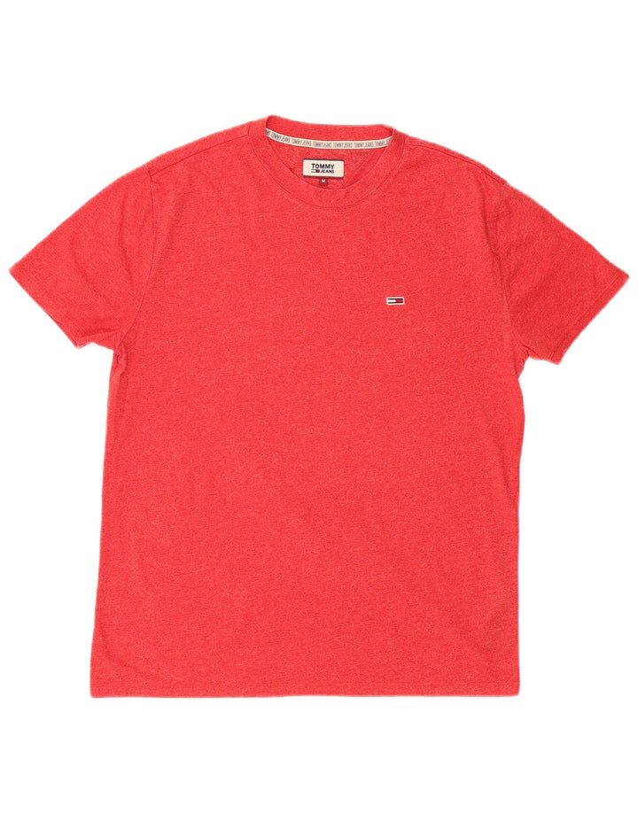 TOMMY HILFIGER T-Shirt Homme Rouge Moyen Moucheté Coton