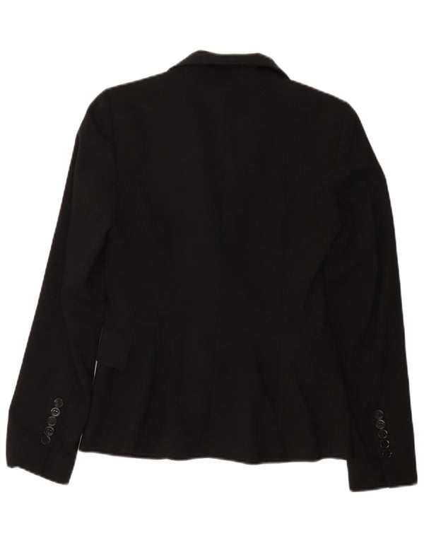 Zara Veste Blazer 1 Bouton Femme EU 34 2XS Noir