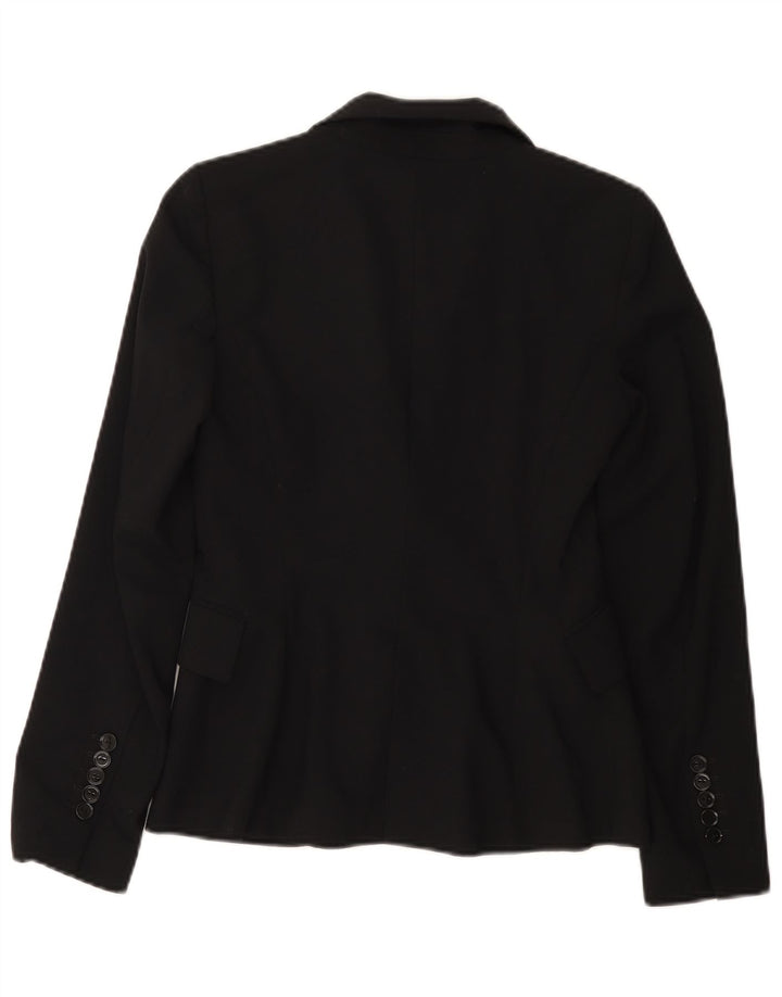 Zara Veste Blazer 1 Bouton Femme EU 34 2XS Noir