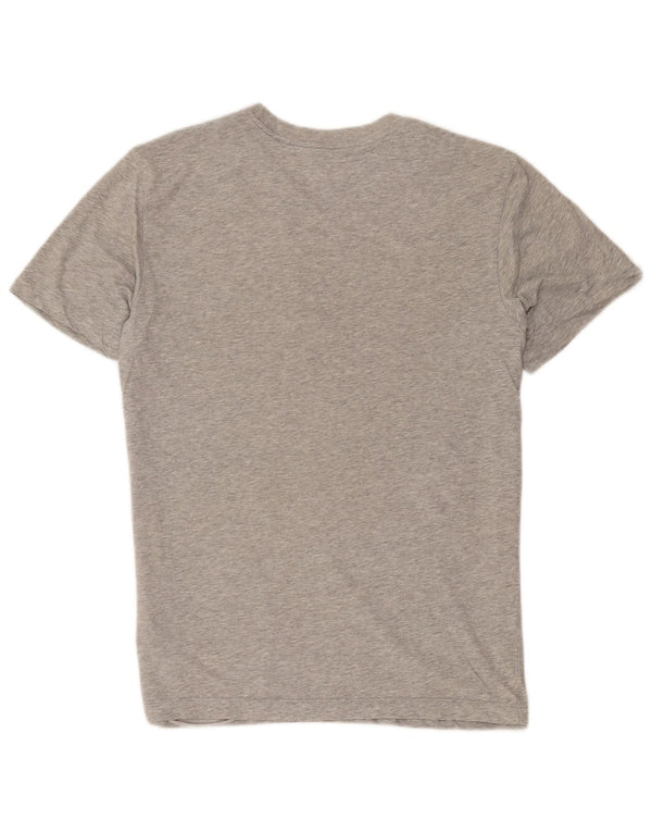 Nike Homme Dri Fit Graphic T-Shirt Haut Gris Moyen Moucheté Coton