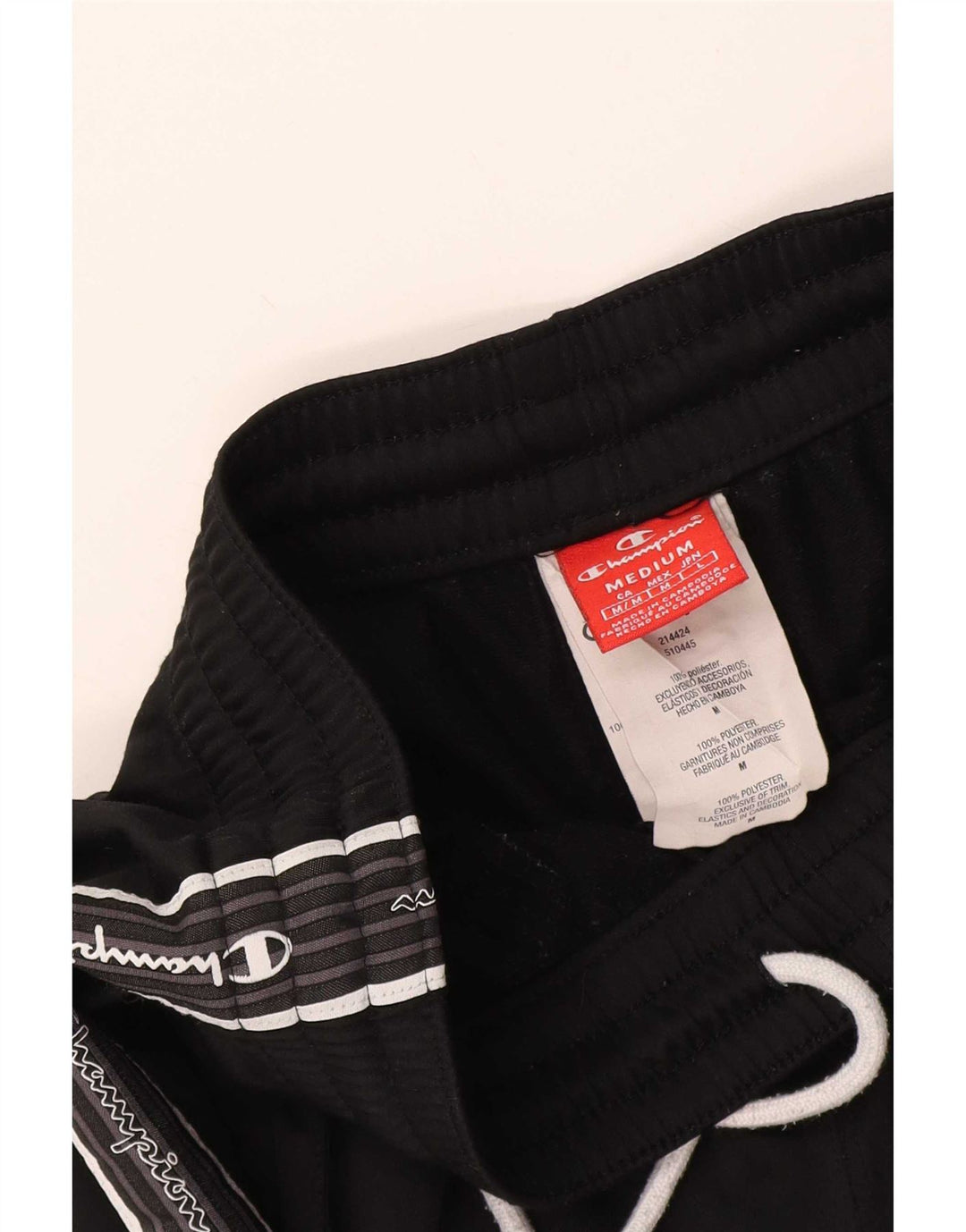 Champion Pantalon De Survêtement Graphique Femme Noir Moyen Colourblock