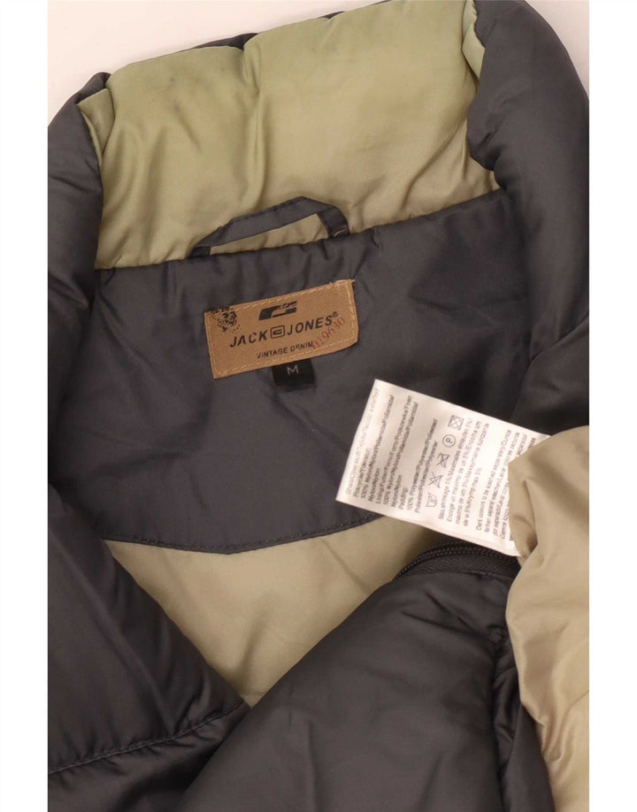 Jack & Jones Gilet Rembourré Homme UK 14 Gris Moyen Nylon