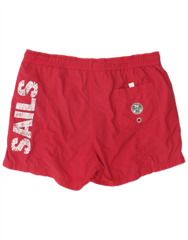 North Sails Short de Bain Graphique Homme Rose Moyen Polyamide
