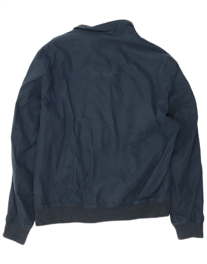 DOCKERS Veste Bomber Homme UK 40 Large Bleu Marine Polyester