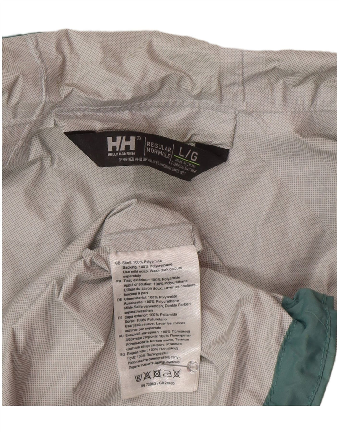 Helly Hansen Veste de pluie à capuche pour femme UK 16 Large Vert Polyamide