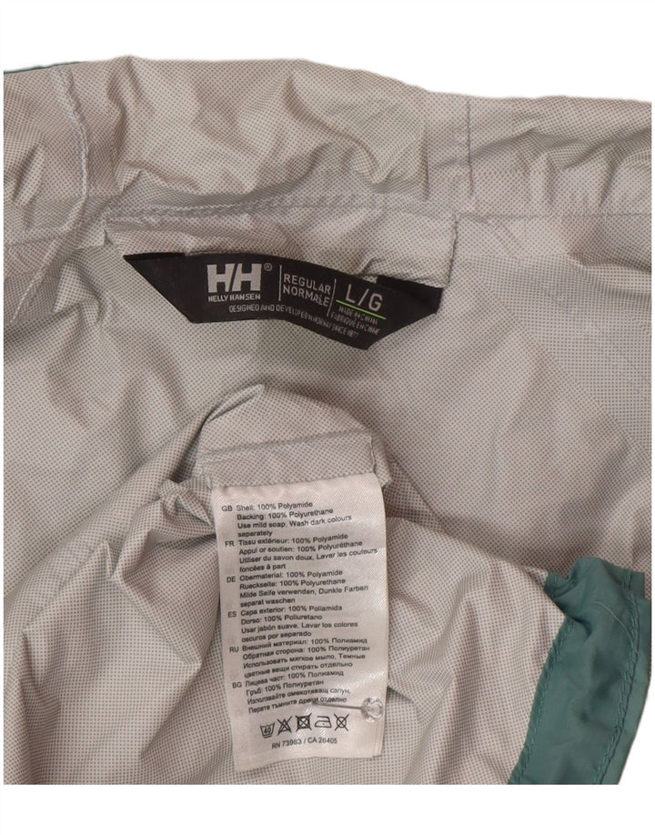 Helly Hansen Veste de pluie à capuche pour femme UK 16 Large Vert Polyamide