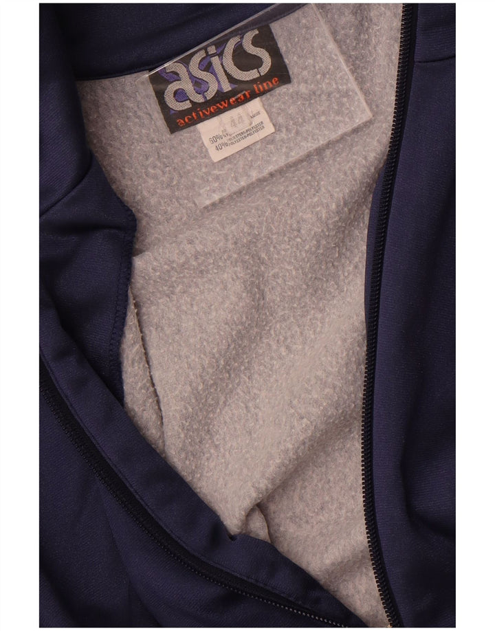 Asics Veste de Survêtement Graphique Femme IT 44 Bleu Marine Moyen Polyamide