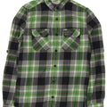 SUPERDRY Chemise Flanelle Homme Petit Carreau Vert Coton
