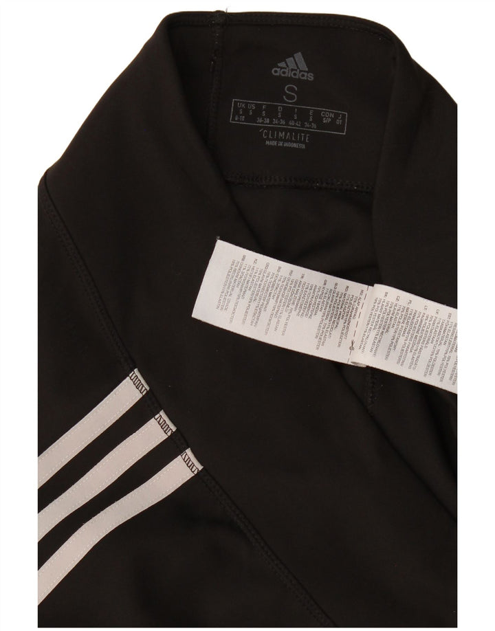 Adidas Climalite Leggings UK 8/10 Petit Noir Polyester