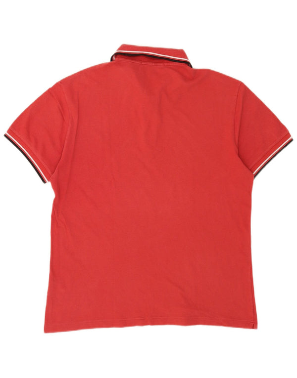 Fred Perry Polo Homme Rouge Moyen Coton