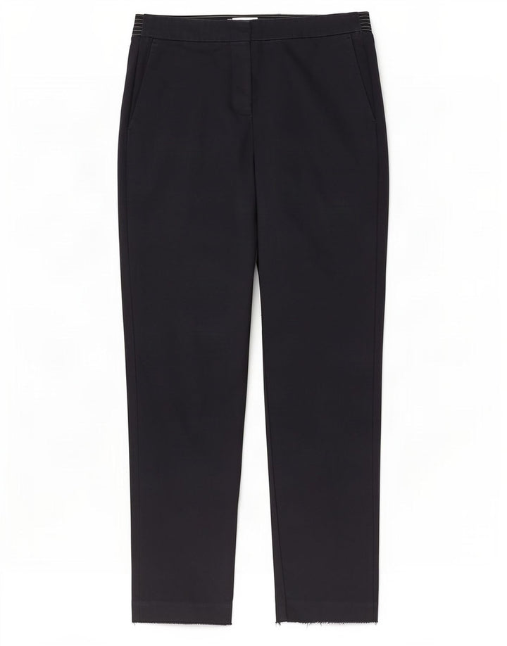 Pantalon Chino Droit Femme Zara Moyen W28 L27 Bleu Marine