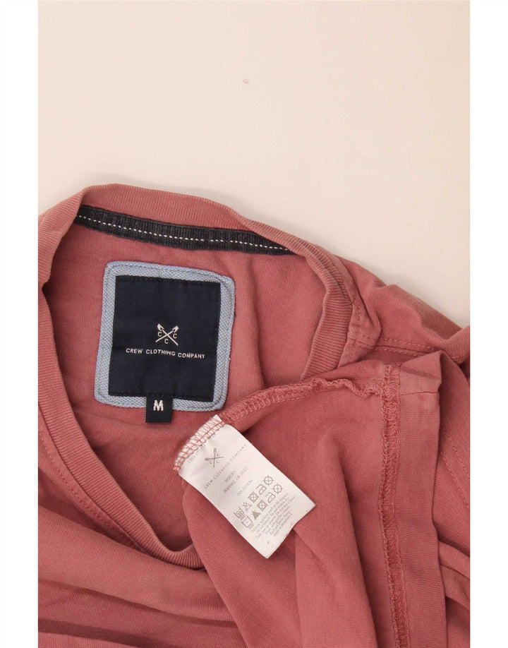 Crew Clothing T-Shirt Homme Coton Rose Moyen