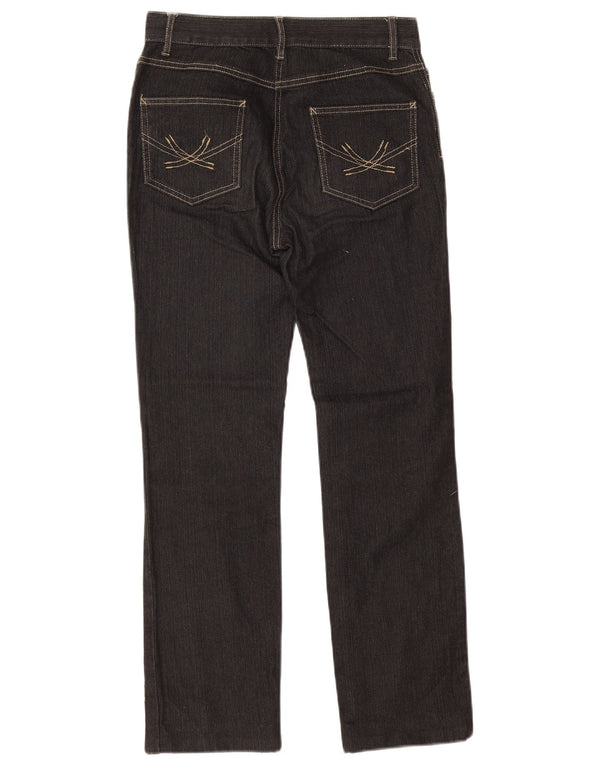 Marks & Spencer Jean droit pour femme UK 8 Small W26 L27 Coton noir