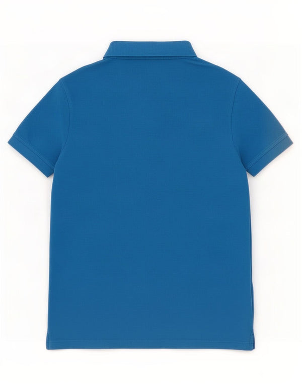 Benetton Polo Garçon 13-14 ans 3XL Bleu Coton