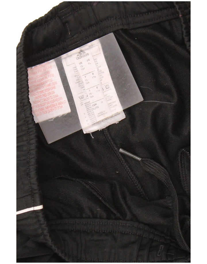 Adidas Pantalon de Survêtement Fille 15-16 ans Noir Polyester