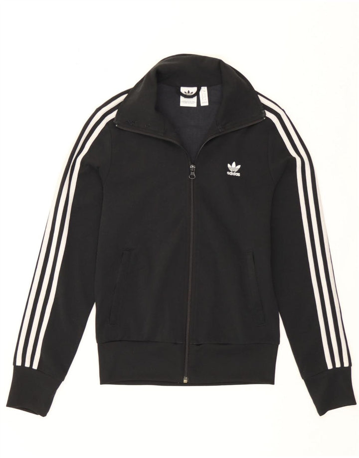 Adidas Veste de survêtement pour femme UK 8 Small Noir Polyester