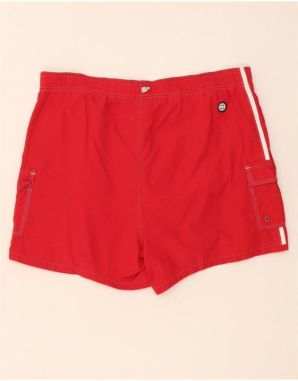 Colmar Short de Bain IT 50 Large Rouge Polyamide Colorblock Homme