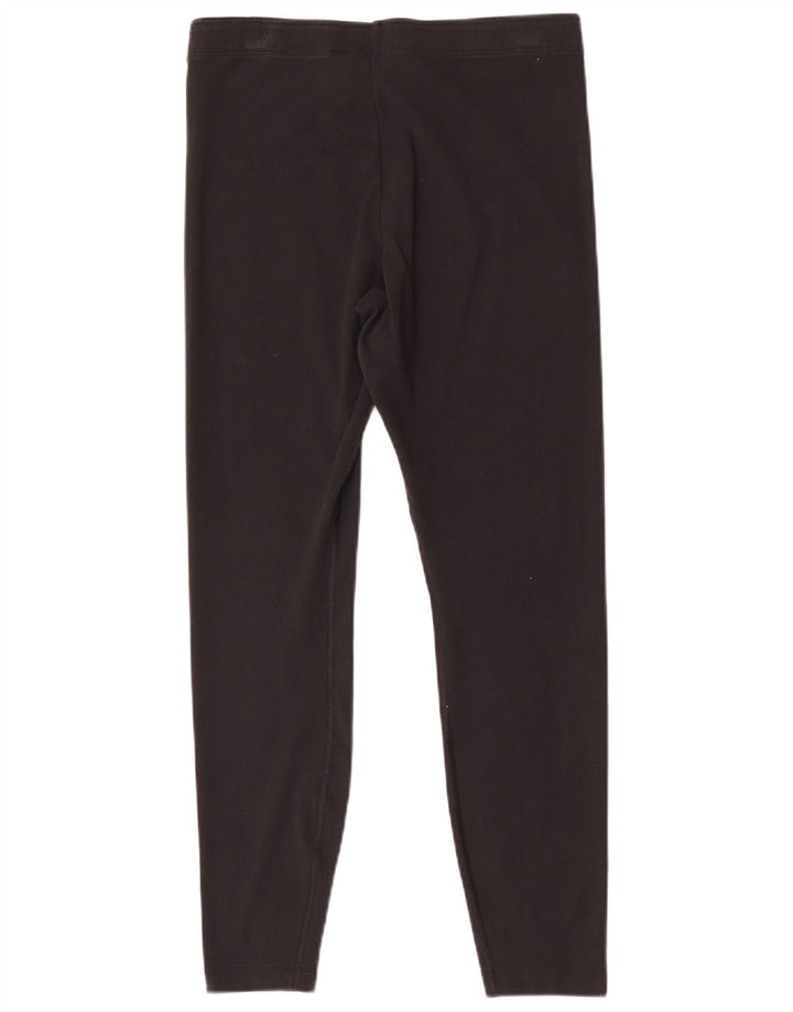 Nike Leggings Femme UK 14 Large Noir Coton