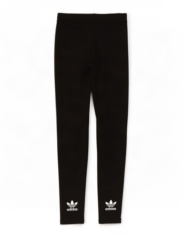Adidas Leggings Femme UK 10 Petit Noir Polyester
