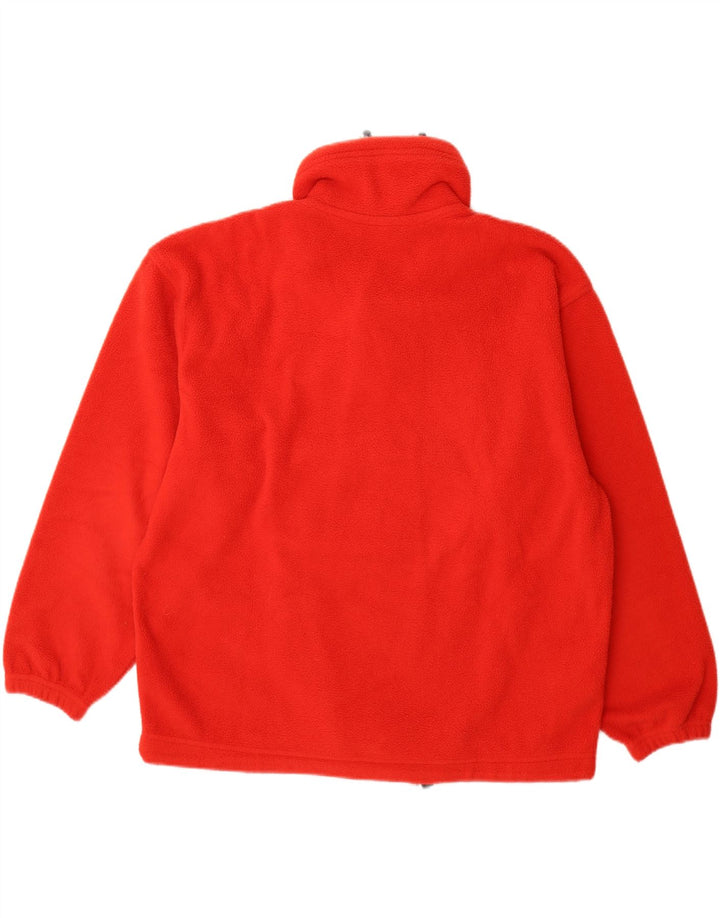 KAPPA Pull Polaire à Col Boutonné Homme Rouge Moyen