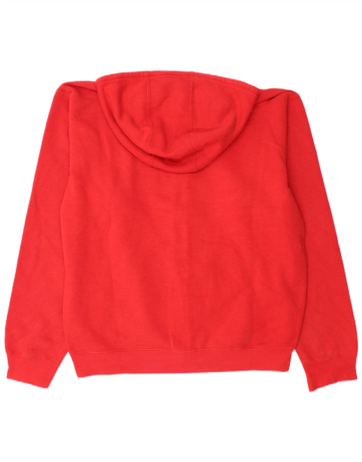 RUSSELL ATHLETIC Pull à capuche zippé graphique pour homme Grand coton rouge