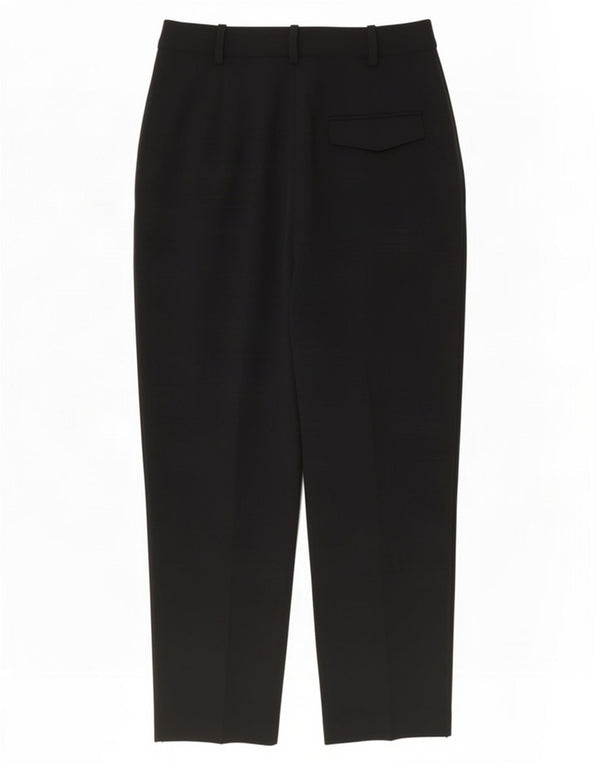 Topshop Womens High Waist Pegged Suit Trousers UK 10 Small W27 L26 Black
