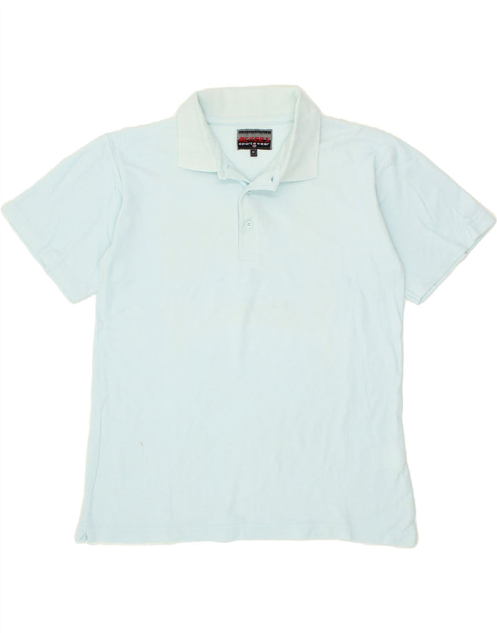 MC KEE'S Mens Polo Shirt Medium Blue Cotton Vintage MC Kee's and Second-Hand MC Kee's from Messina Hembry 