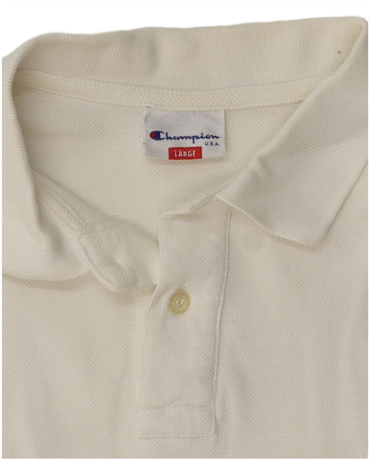 Champion Polo Femme UK 14 Large Blanc