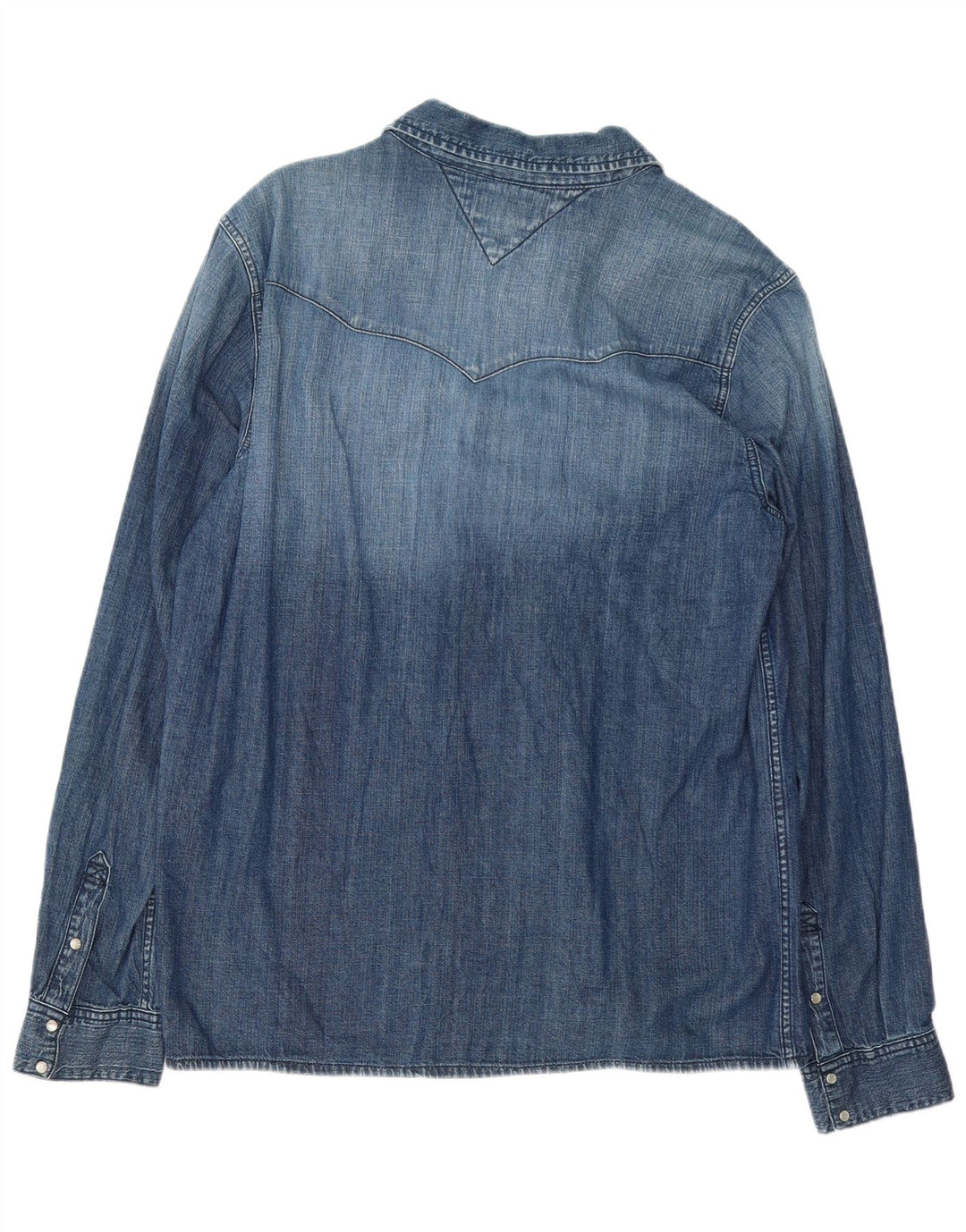 Tommy Hilfiger Chemise en jean XL Bleu Coton Homme