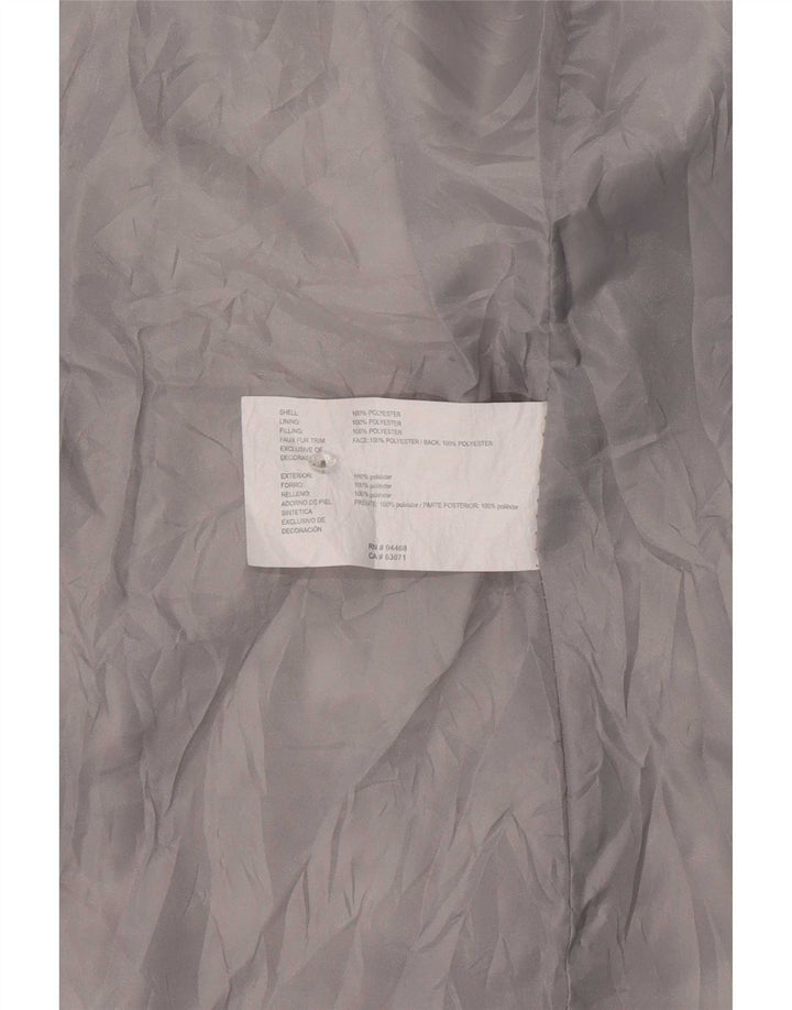 Nautica Veste matelassée à capuche pour femme UK 6 XS Gris Polyester