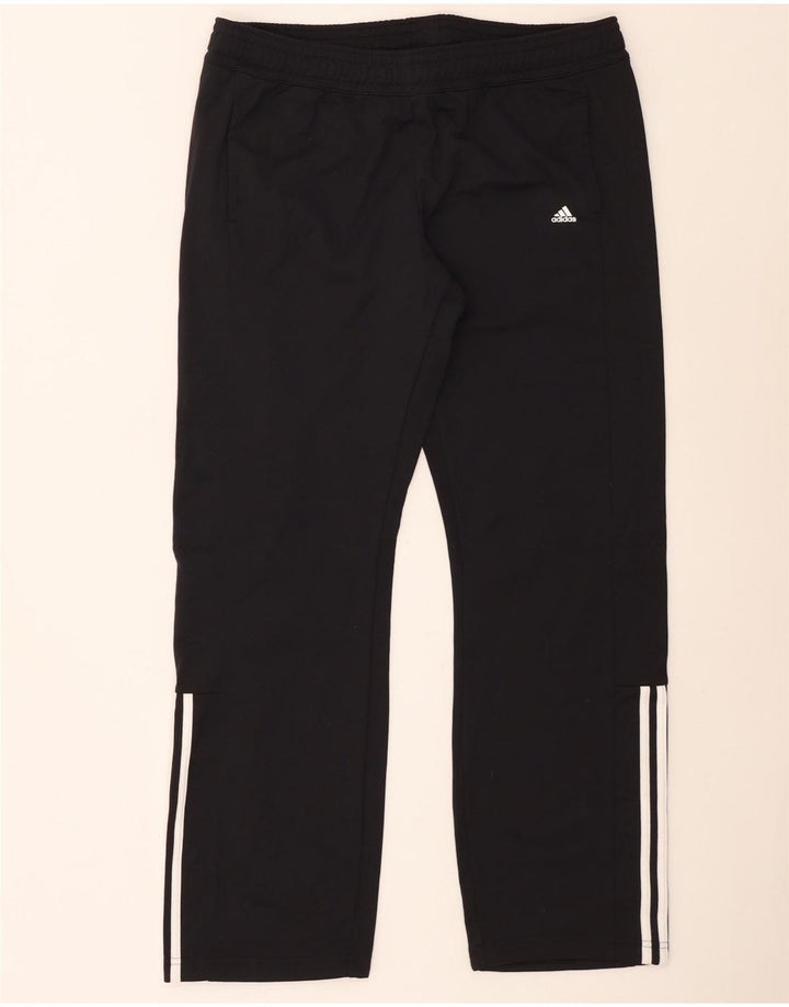 Adidas Pantalon de survêtement pour femme UK 16/18 Large Noir Polyester