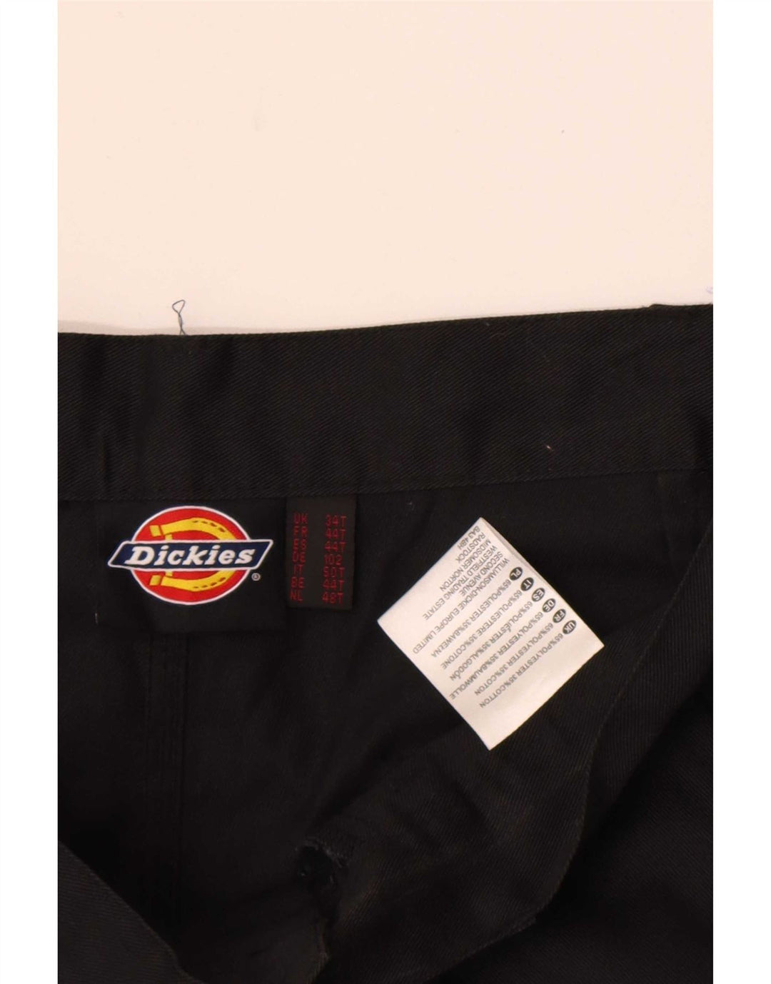 Dickies Pantalon Cargo Droit Homme W34 L29 Noir Polyester
