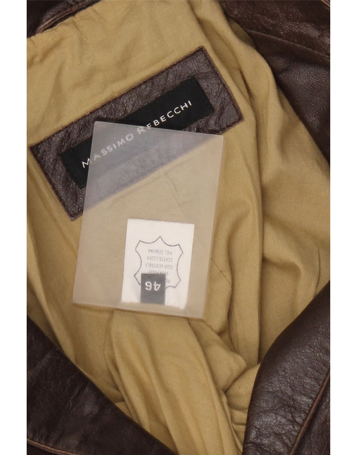 Massimo Rebecchi Veste Blazer 2 Boutons Femme IT 46 Large Marron
