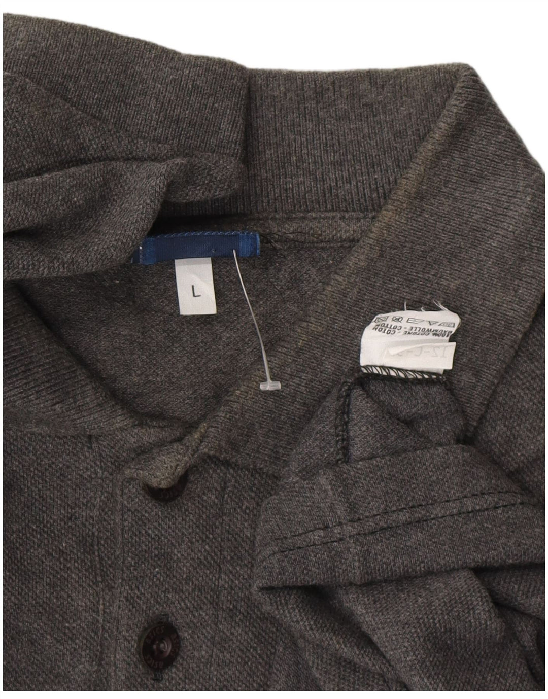 ASICS Polo Homme Grand Gris Coton