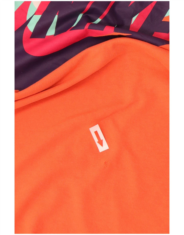 Nike T-shirt graphique pour homme en coton orange Taille L