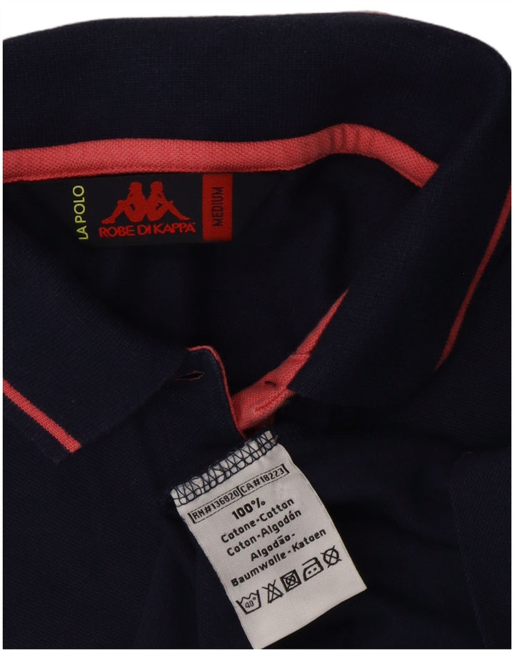 KAPPA Polo Femme UK 12 Coton Bleu Marine Moyen