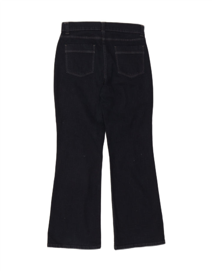 Marks & Spencer Jean bootcut court pour femme UK 10 Small W27 L28 Bleu marine
