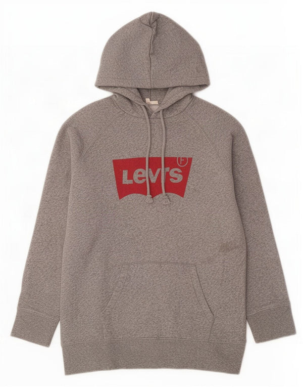 Levi's Pull à Capuche Graphic Homme Petit Gris Moucheté Coton