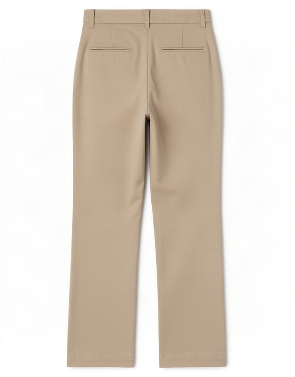 Zara Pantalon De Costume Bootcut Femme XS W24 L31 Beige