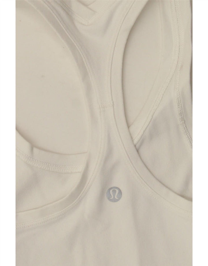 Lululemon Débardeur pour femme UK 4 XS Blanc