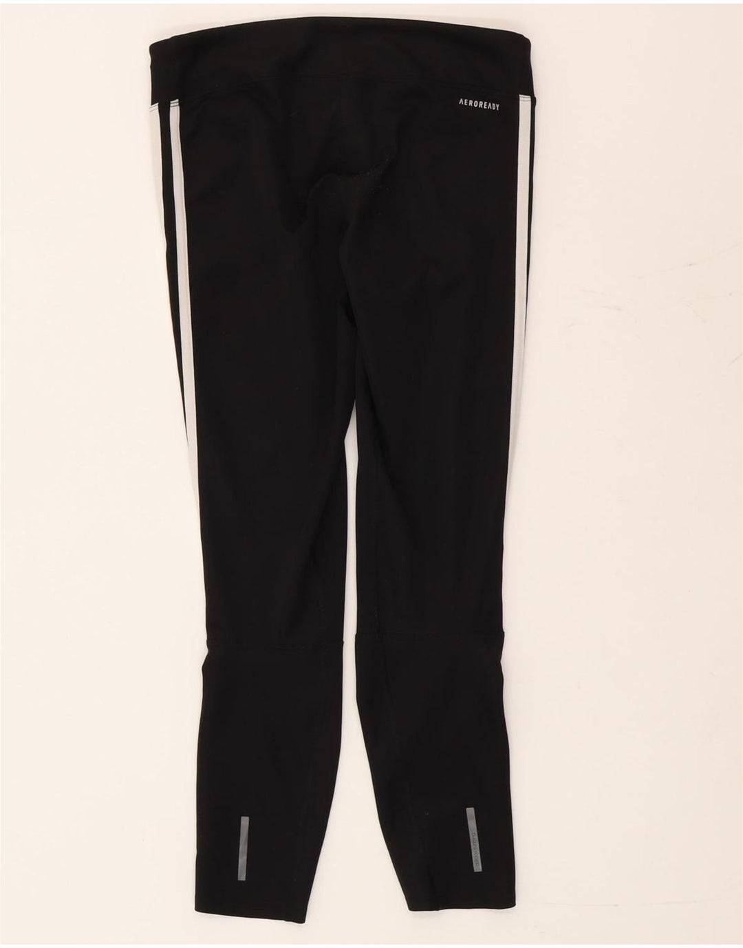 Adidas Femmes Aeroready Leggings UK 8/10 Petit Noir Polyester