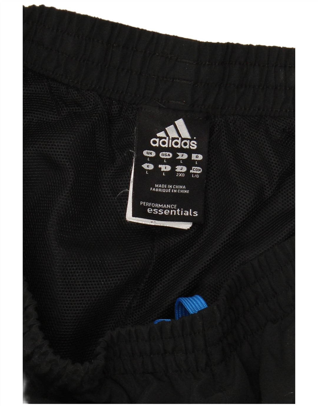 ADIDAS Pantalon de survêtement pour hommes Large Noir Polyester