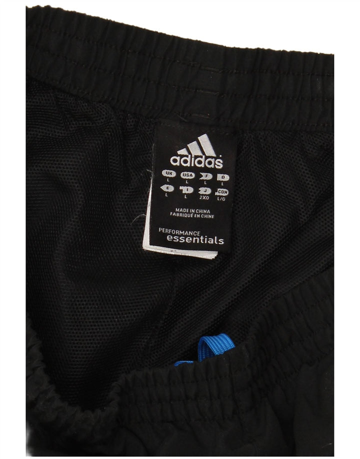ADIDAS Pantalon de survêtement pour hommes Large Noir Polyester