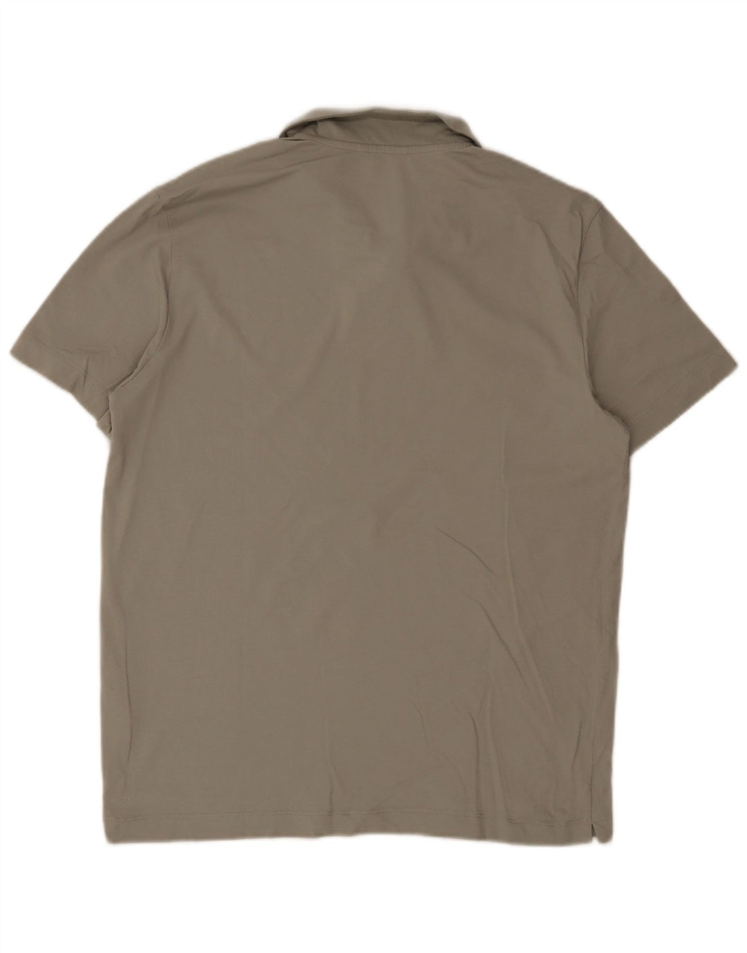 Massimo Dutti Polo Homme XL Kaki Coton